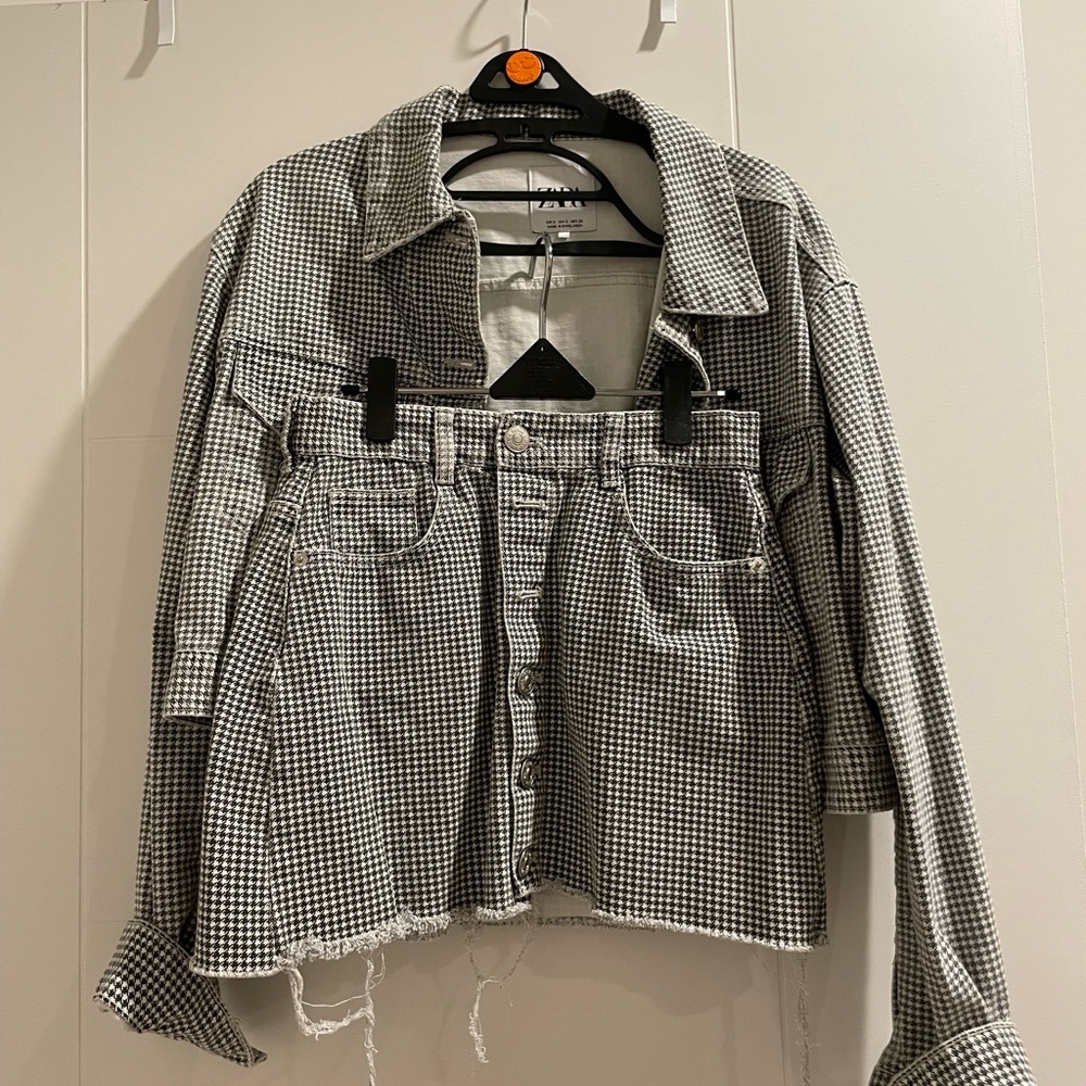 Zara jacket and skirt set